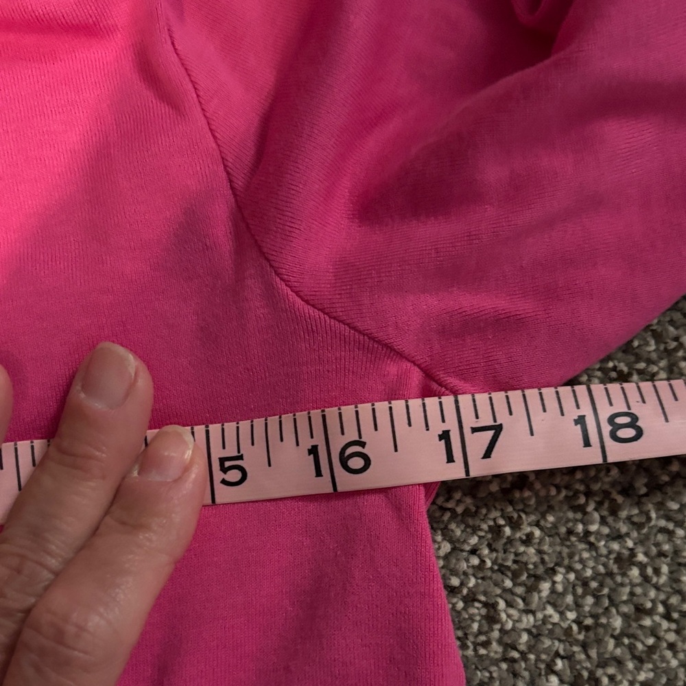 Lacoste Women's Vibrant Pink light weight Cardigan size 42 - Picture 7 of 7